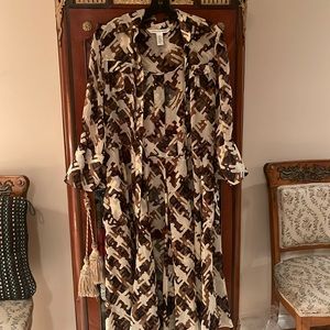 Diane Von Furstenberg 100% Silk Cover Up